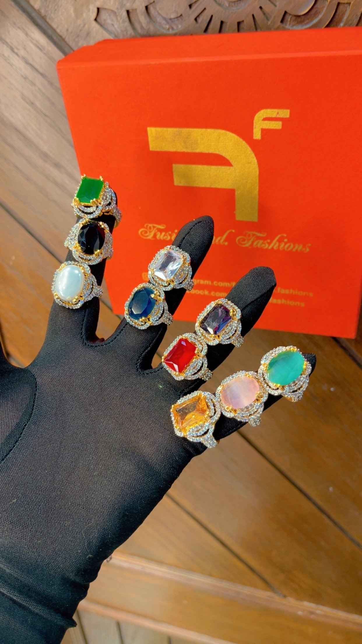 img_5726-2 Rp goldplated rings - Image 1