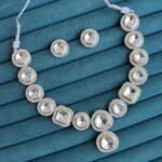 Polki kundan necklace