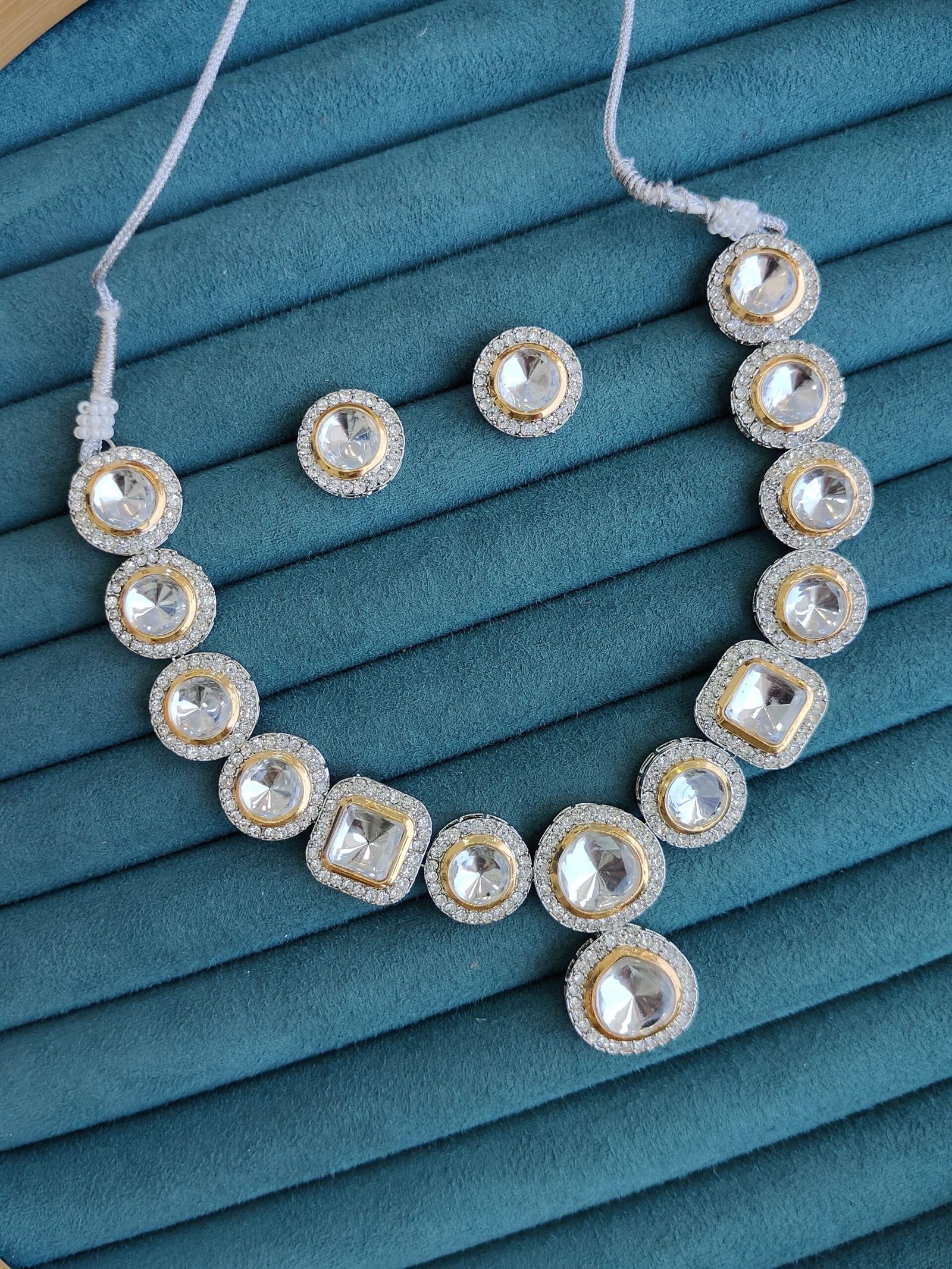 2f996f31-2170-459a-99e5-40a69ac4e081 Polki kundan necklace - Image 1