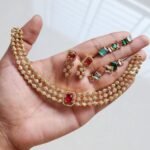 Changeable stone south indian set