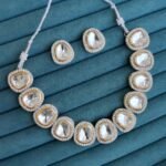 Polki kundan necklace