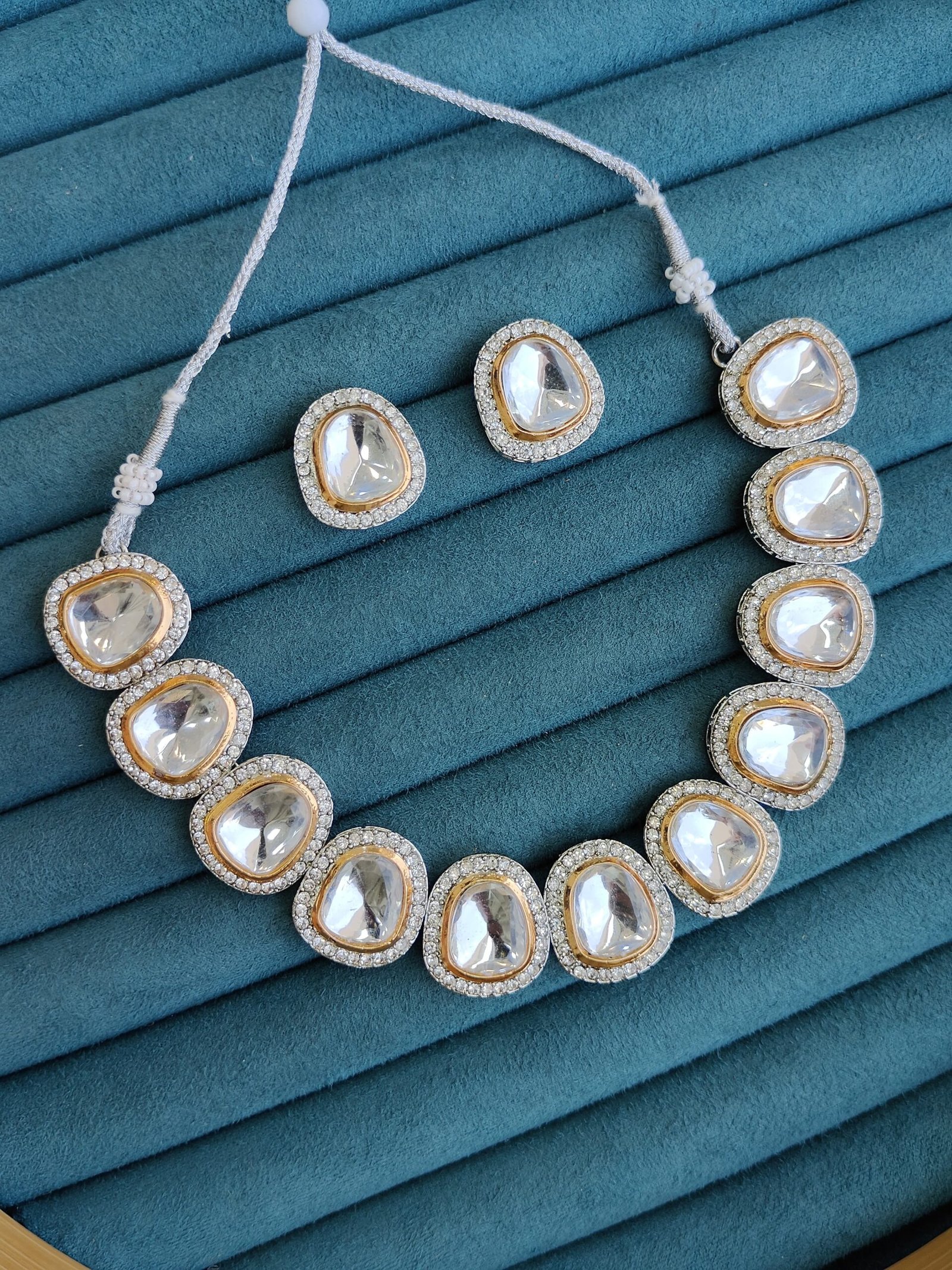 bf0ff1c8-c705-4d2d-be90-15980ecb8120 Polki kundan necklace - Image 1