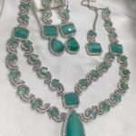 Ad zircon set double line