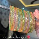 Raindrop bangles
