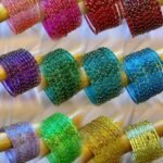 Kashmiri rain drop bangles