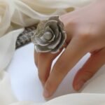 Emaan zircon flower ring